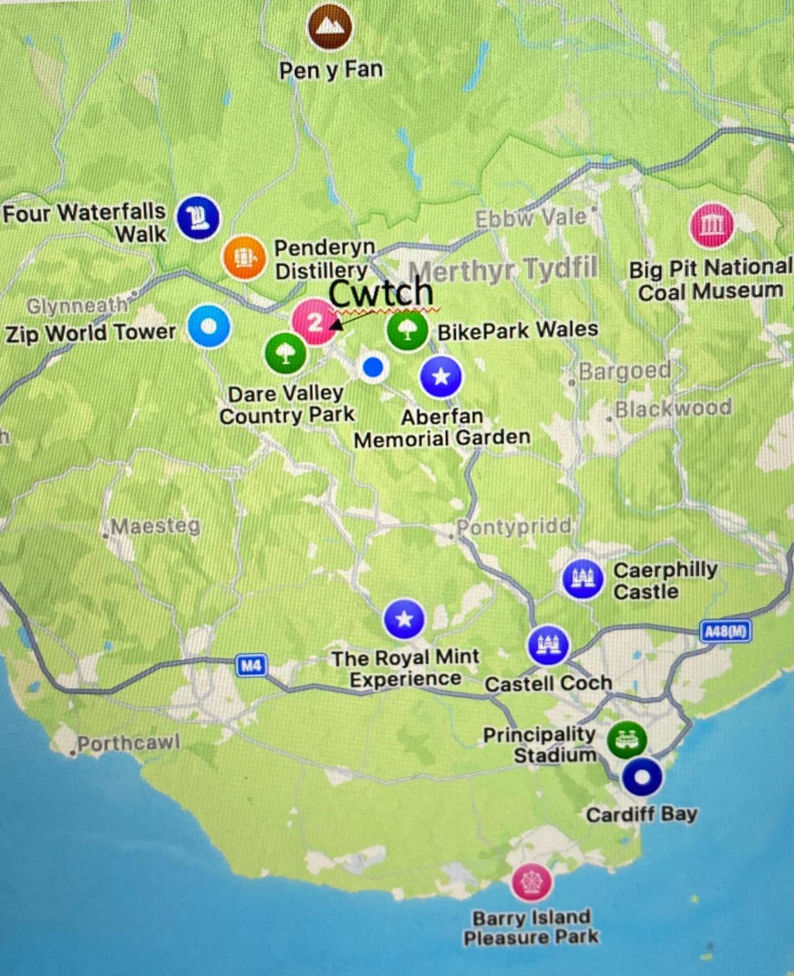 The Cwtch, Log Fire, Sleeps 6, Nr Zip World, Brecon And Bike Park Wales Vila Aberdare Exterior foto